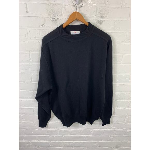 Obermeyer Men's Mock-Neck Pullover T-Bird Sweater Long Sleeves Black Size XL - Picture 1 of 5